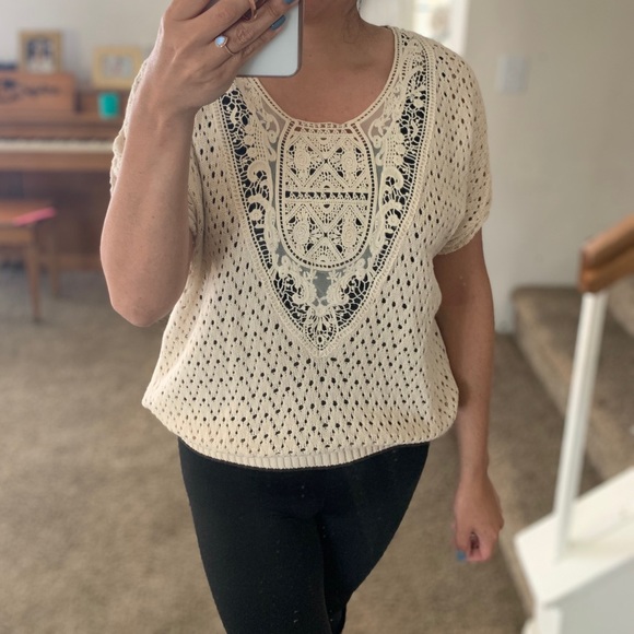 H&M Crochet Boho Blouse - Picture 4 of 6